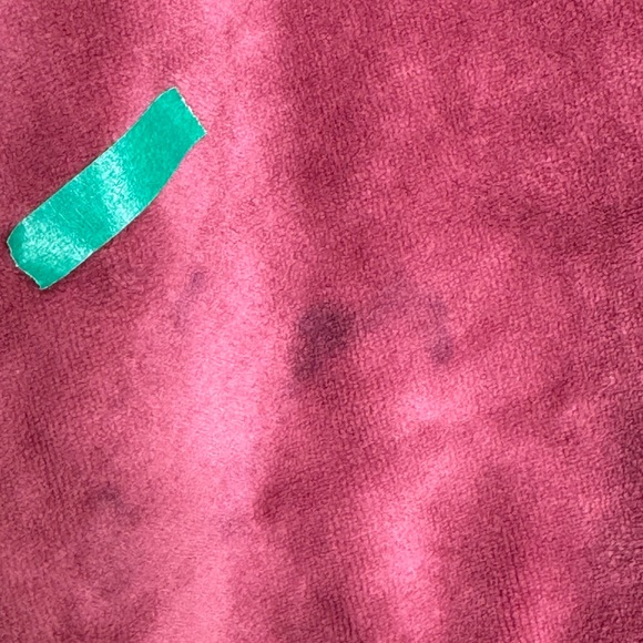 New Suzie Kondi The Saba Raglan Top in Cerise Velour Sz S - Picture 3 of 7